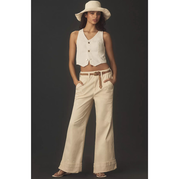 Anthropologie Pants - Anthropologie Pilcro Slouchy Splatter Chino Pants - New 28 waist